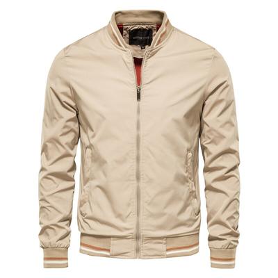 2024 New V-neck Design Spring and Autumn Fashion High Quality Men's Jackets for Men's Leisure Slim Fit Men's Baseball Jackets