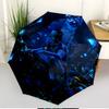 Avatar Print Automatic Open Close Umbrella, Portable Foldable Umbrella, for Outdoor Commute Camping Trip, Ideal Birthday Gift