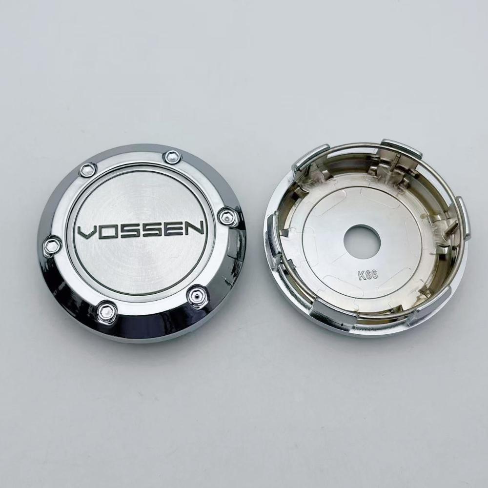 4pcs/Set 66MM 62MM VOSSEN Logo Emblem Badge Car Wheel Center Caps Rim Hubcap Wheel Hub Center Dust Cover Replace Car Accessories