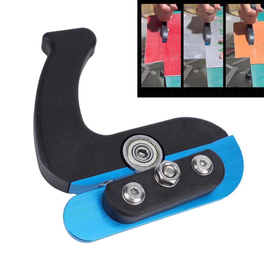 Edges Banding Cutter with U Shaped Trimmer Dual Offset Bearings Woodworking Hand Trimming Tool for Box PVC ACP Melamine Laminate Board