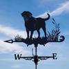 Animal Weather Vane Metal Roof Mount Animal Wind Indicator Easy Installation Weatherproof Weather Vane for Patio Sheds Yard Decor
