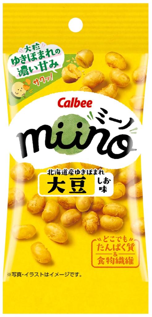 Calbee Miino Salted Soybeans Slim Size 22g x 18 bags
