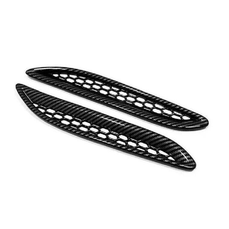 For Lexus NX 250 350h 2022-24 Carbon Fiber Rear Fog Light Eyelid Molding Trim 2p