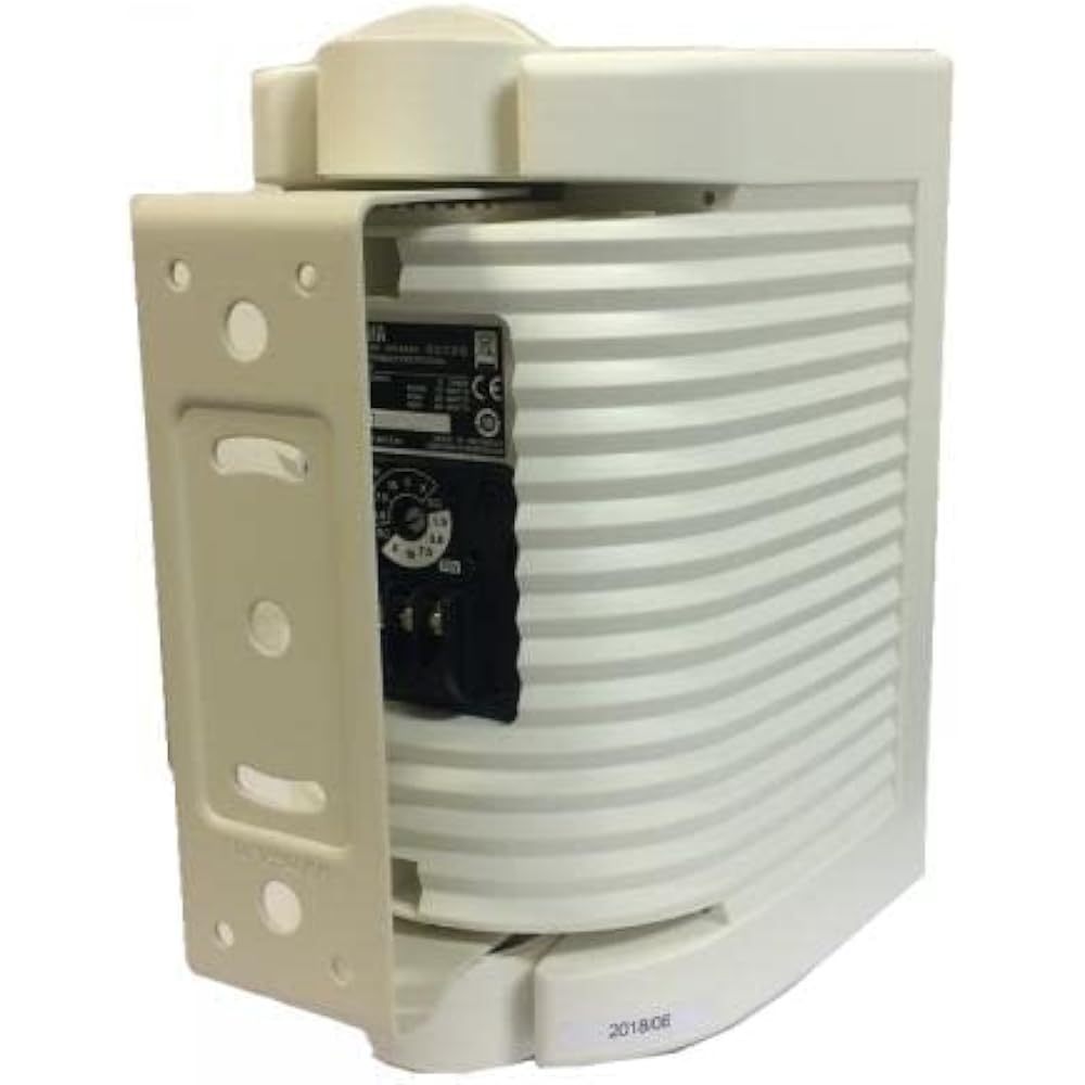 YAMAHA (YAMAHA) All Weather Speaker with Mounting Bracket for Small Equipment, High Impedance Con...