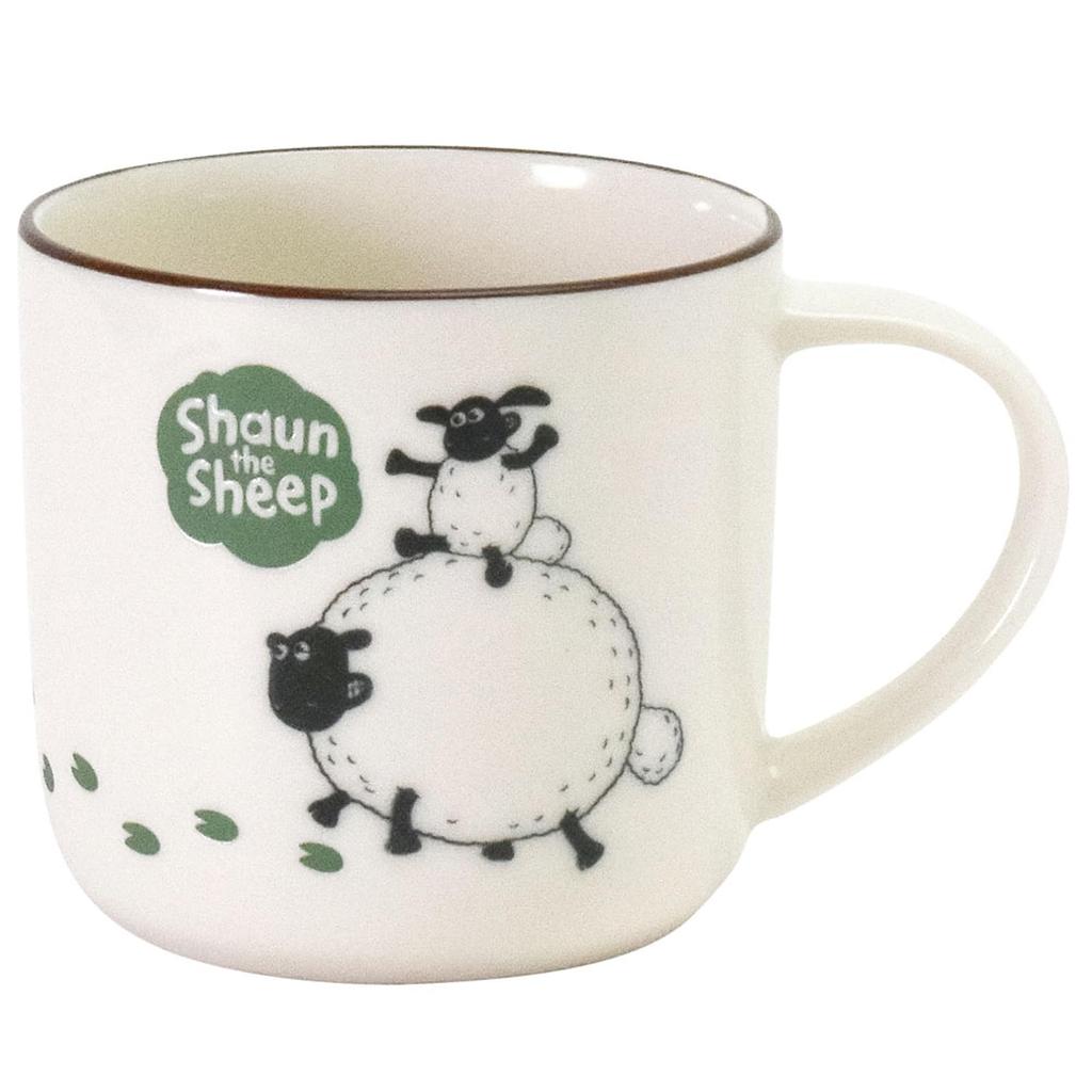 Shaun the Sheep Microwave and Dishwasher Mino Made In 246025 Mug, Approx. 350ml, Safe, Tableware, Sundries, Goods, Book, Green, Ware, Japan,