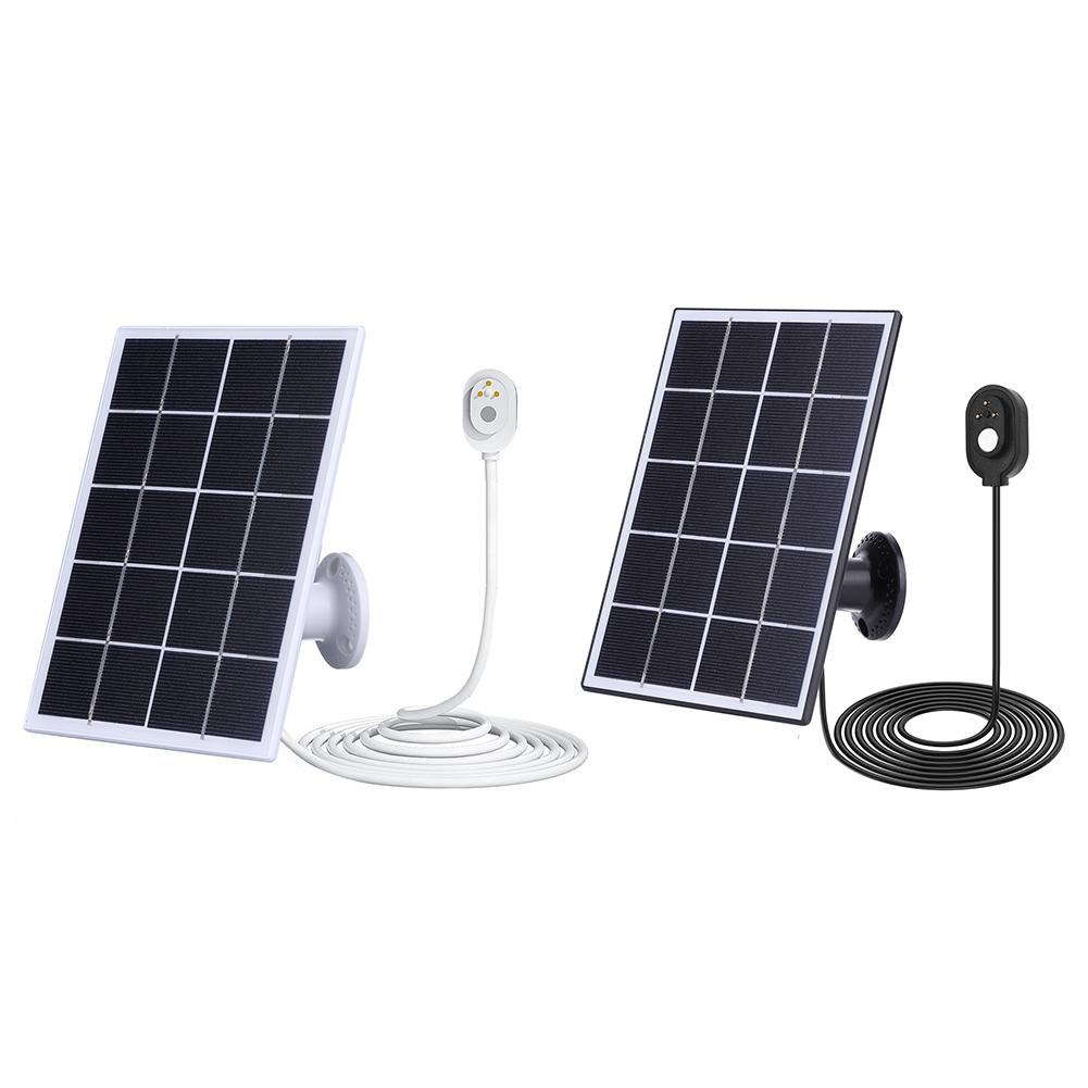5V 10W Solar Panel Charger IP65 Waterproof Camera Solar Panel Charger 9.8Ft/3M Cable for Arlo Ultra/Ultra 2/Pro 5S/Pro 4/Pro 3 4