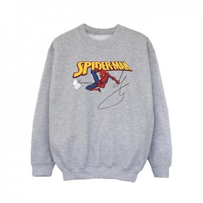 Meninas Homem-Aranha com moletom de livro