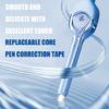 Ergonomic Design Correction Tape Design With Beige Concealed Smooth Tape For Comfortable Friendly Use Portable Size