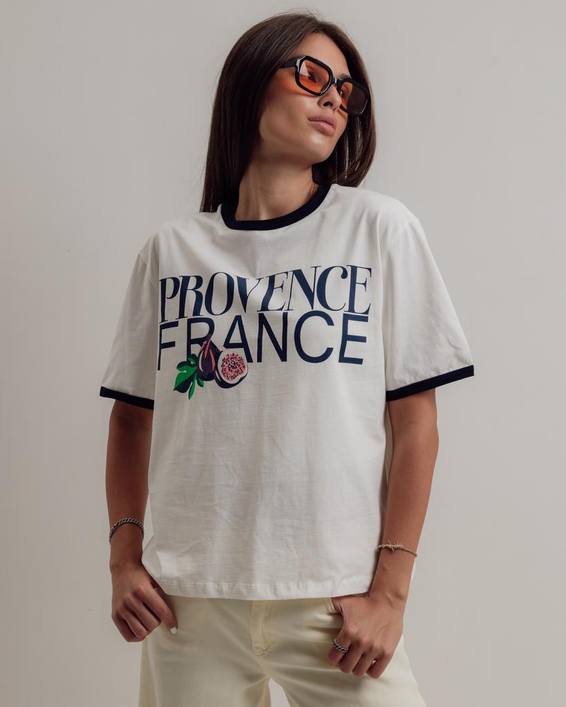 T-shirt Provence France Avrile 10362 S Milky