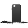 Coque pour téléphone - otterbox - react lanyard - iphone 7/8/se 2020/se 2022 - noir - protection durable