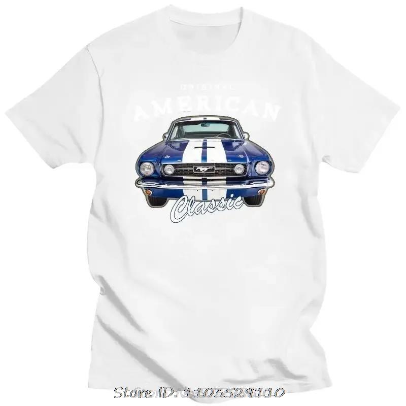 Unisexs Clothing Hot Sale TShirt Free Shiping Mustang American Summer Muscle Car Leisure Spring Tshirt Oversized Cotton T Shirt