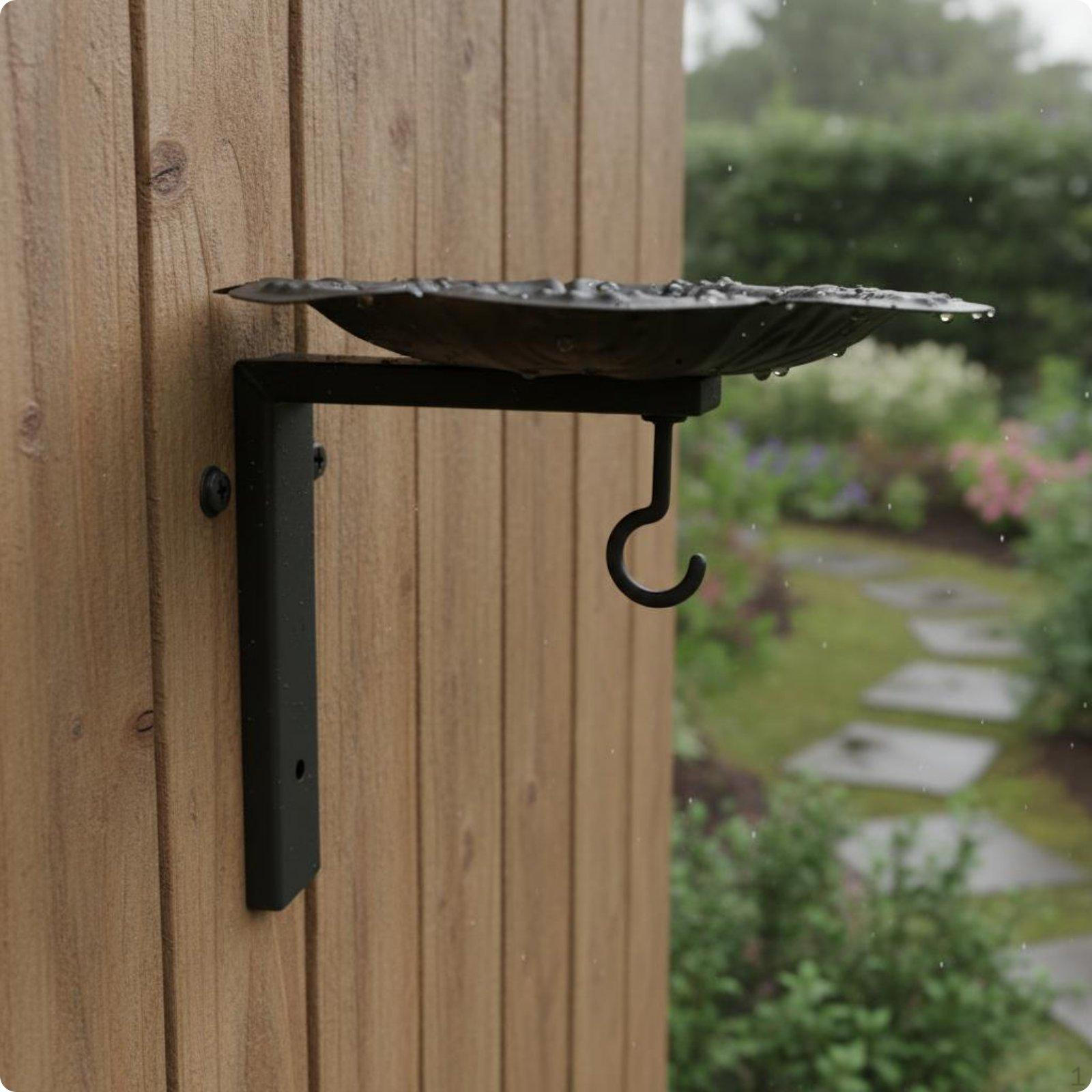 Hanging Bird Feeder Artisanal Metalwork Avian WeatherResistant Outdoor Decor for Yard, Patio