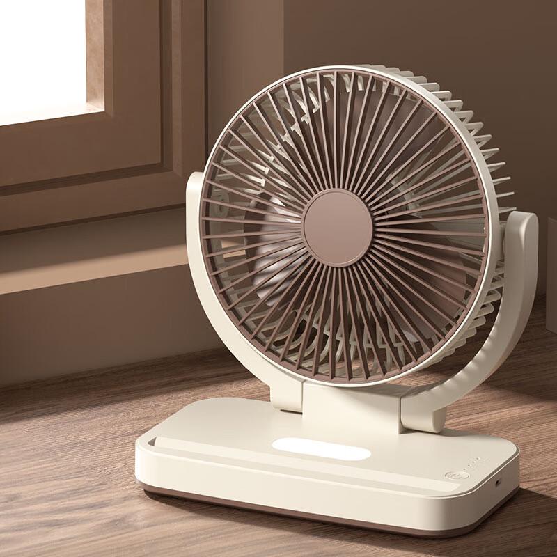 Wolaifen E1 3-in-1 Portable Foldable USB Desk Fan