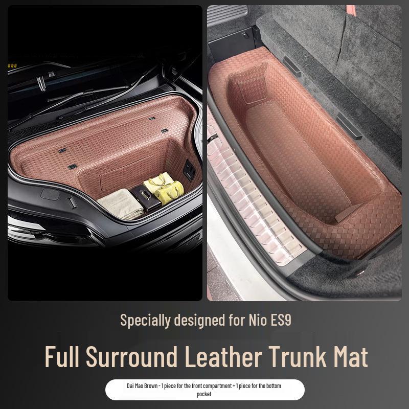 Full Coverage Trunk Mat for 26 NIO ES9 Models: Seat Back & Tail Box Interior Accessory