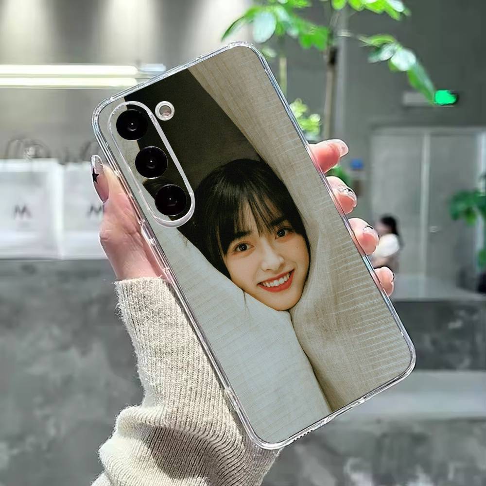 Chinese actress S-Shen Y-Yue Phone Case For Samsung Galaxy A91,80,73,72 ,71,53,52,32 ,31,22,21s,20,Transparent Case