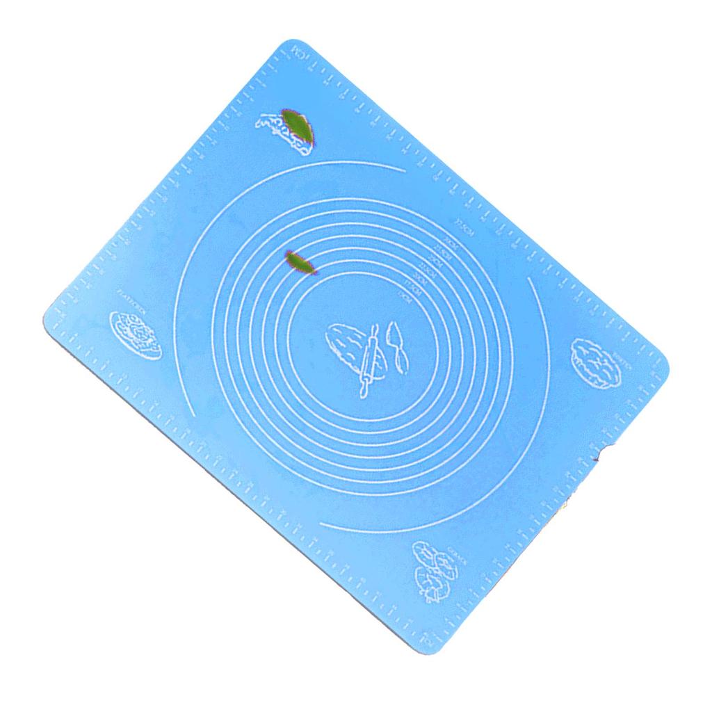 Non Stick Silicone Pastry Mat Thick Silicone Baking Mat with Msurements for Baking Rolling Pastry Dough Pizza