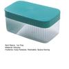 Silicone Ice Cube Tray with Storage Box And Ice Shovel 32 Grids Ice Mold for Freezer Leak-Proof Stackable Ice Maker for Home Party