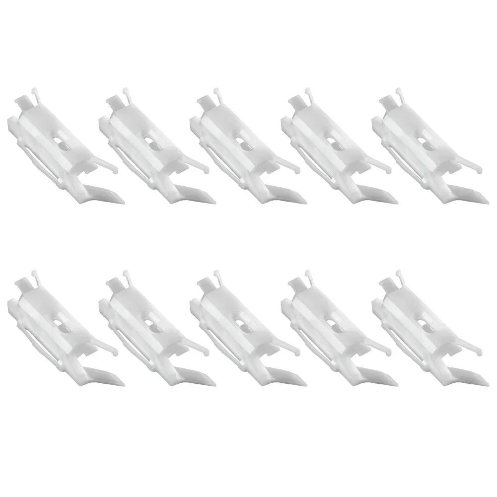 10Pcs Car Roof Weather Strip Moulding Clips For Honda Accord Civic Top Running Water Drip Rail Fastener Clips 91572-SDA-A01