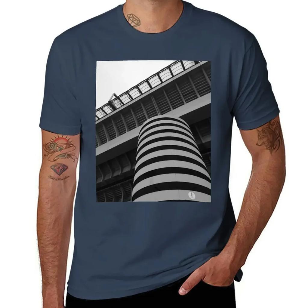Colonna dello stadio di San Siro - Giuseppe Meazza T-Shirt asciugatura rapida vestiti carini vestiti estetici t-shirt grafiche uomo anime