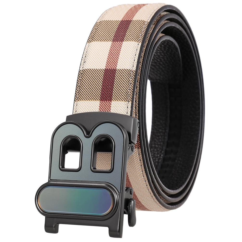 1Pcs Acessórios para cinto de cintura masculino, fivela automática Cinto de couro de vaca Ly36-35037-5