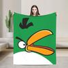 A-Angry Anime B-Birds  Hal Fleece Throw Blankets Blanket for Bed Outdoor Warm Quilt,