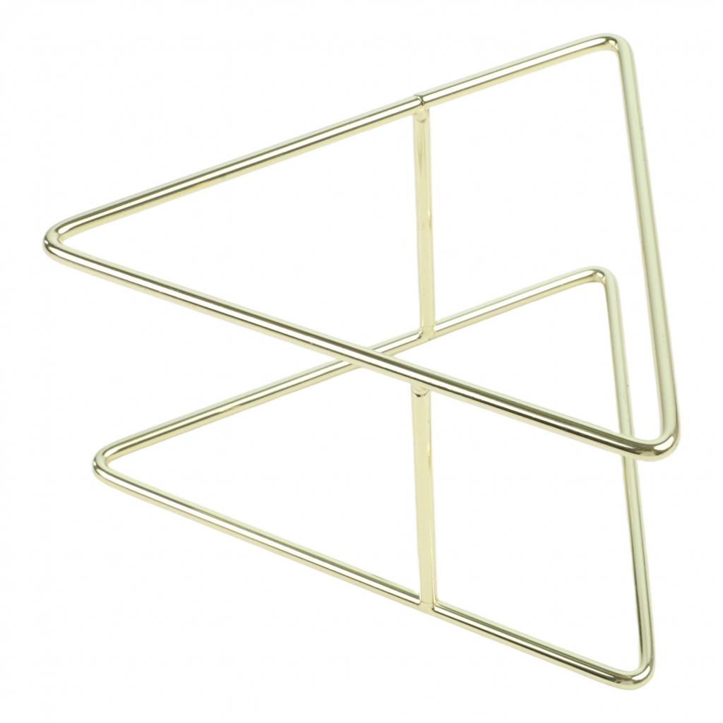 Portabicchieri d'Argento Salvaspazio Triangolari