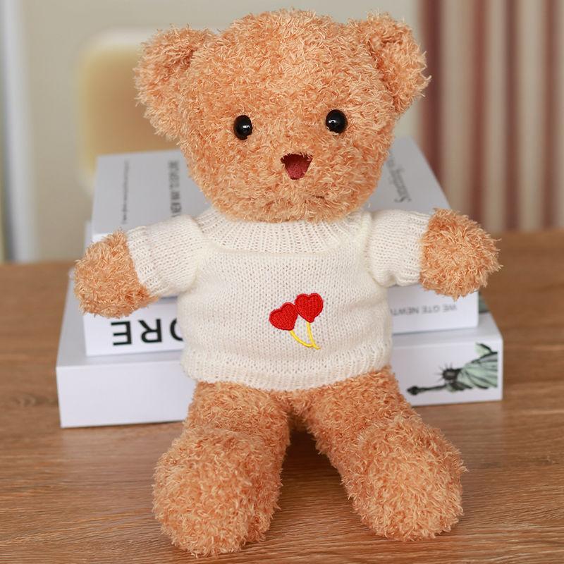 Bärenpuppe Hochwertiges Valentinstagsgeschenk für Freundin Freund Mädchen Geburtstagsgeschenk Puppe