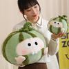Watermelon Plush Toy Creative Funny Cartoon Fruit Shape Pp Cotton Stuffed Pillow Gift