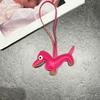 Llavero Creativo Lindo Perro Salchicha Europeo Colgante de Bolso Joyería para Llaves de Coche