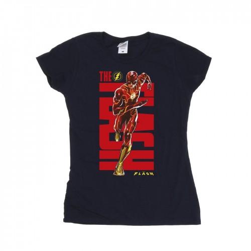

DC Comics Womens/Ladies The Flash Dash Cotton T-Shirt XXL білий