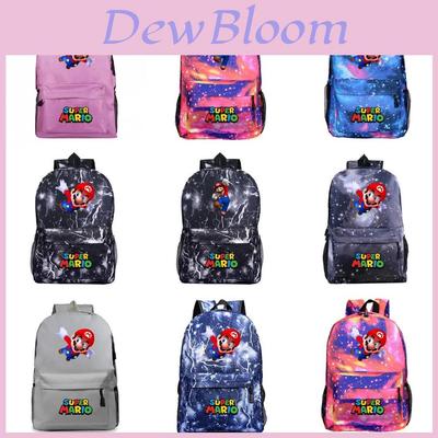 Super Mario Backpack For Kids Large Capacity School Bag With Durable Material
