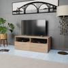 VidaXL Meuble TV Bois d’ingénierie 95x35x36 cm Chêne 244868