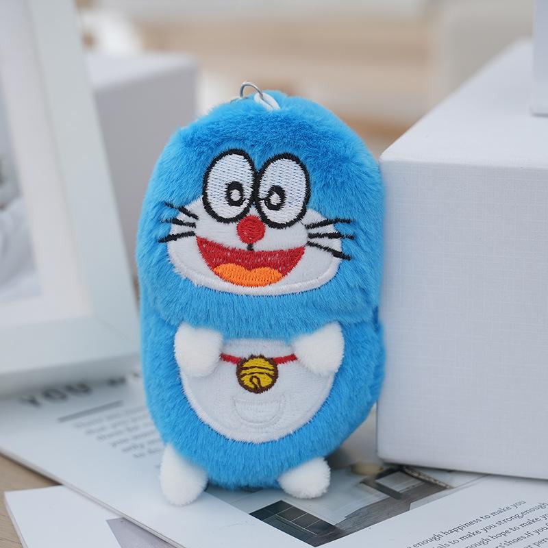 

Plush Delightful Doraemon Keychain Pp Cotton Filled Adorable Accessory Anime Style B