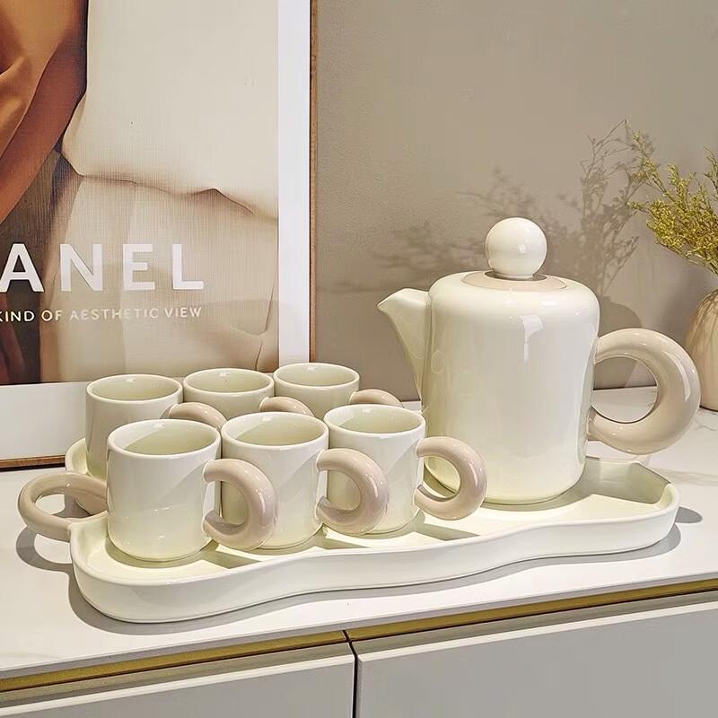 Cream Style Ceramic Tea Set