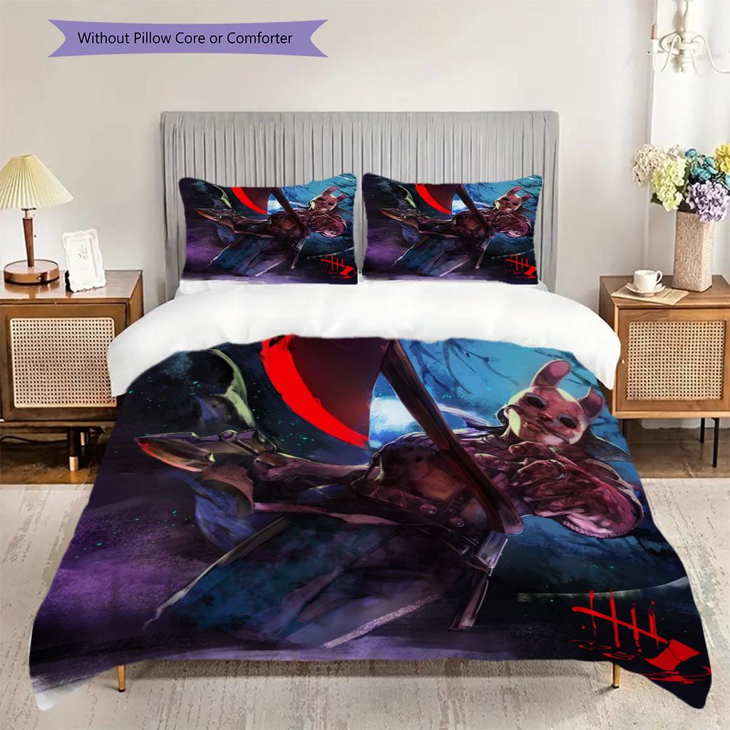 Chains Horror Bedding (1 * duvet cover + 2 * pillowcase, without core) 2D Flat Bedding set Soft and comfortable Christmas birthday gift