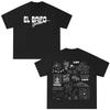 Summer Cotton Loose Casual Gothic Oversized Tshirts QUEVEDO EL BAIFO Album Tour Graphics T Shirt