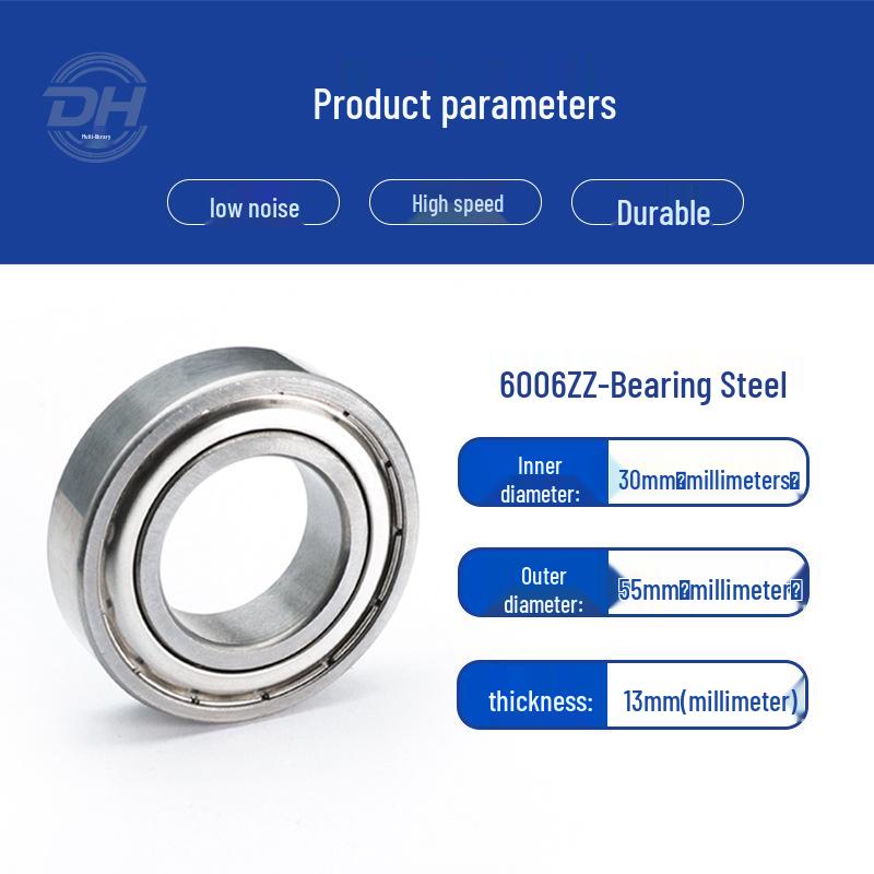 Precision Stainless Steel Ball Bearings: Deep Groove 6007, 6008, Miniature 6003