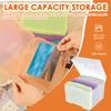 Photo Storage Box with 6 Inner Containers Clear Dust Protection Pictures Greeting Card Arts Postcards Label Storage Case