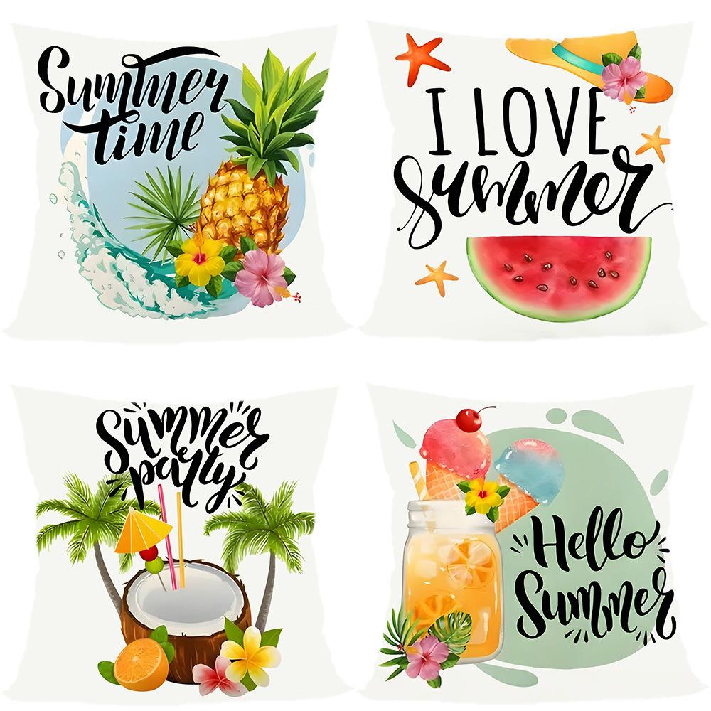 Halloween Pillowcase Pumpkin Skull Funny Ghost Cushion Cover Sofa Living Room Decoration Pillow