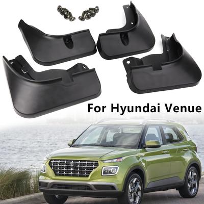 4x Mud Flaps For Hyundai Venue QX    2022 2023 Splash Guards Fender MudFlaps Front Rear Mudguards Car