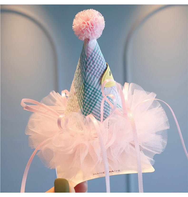 Fermacapelli Dolce Principessa per Compleanno per Bambine Piccole – Accessorio Cappellino Tridimensionale per Bambine