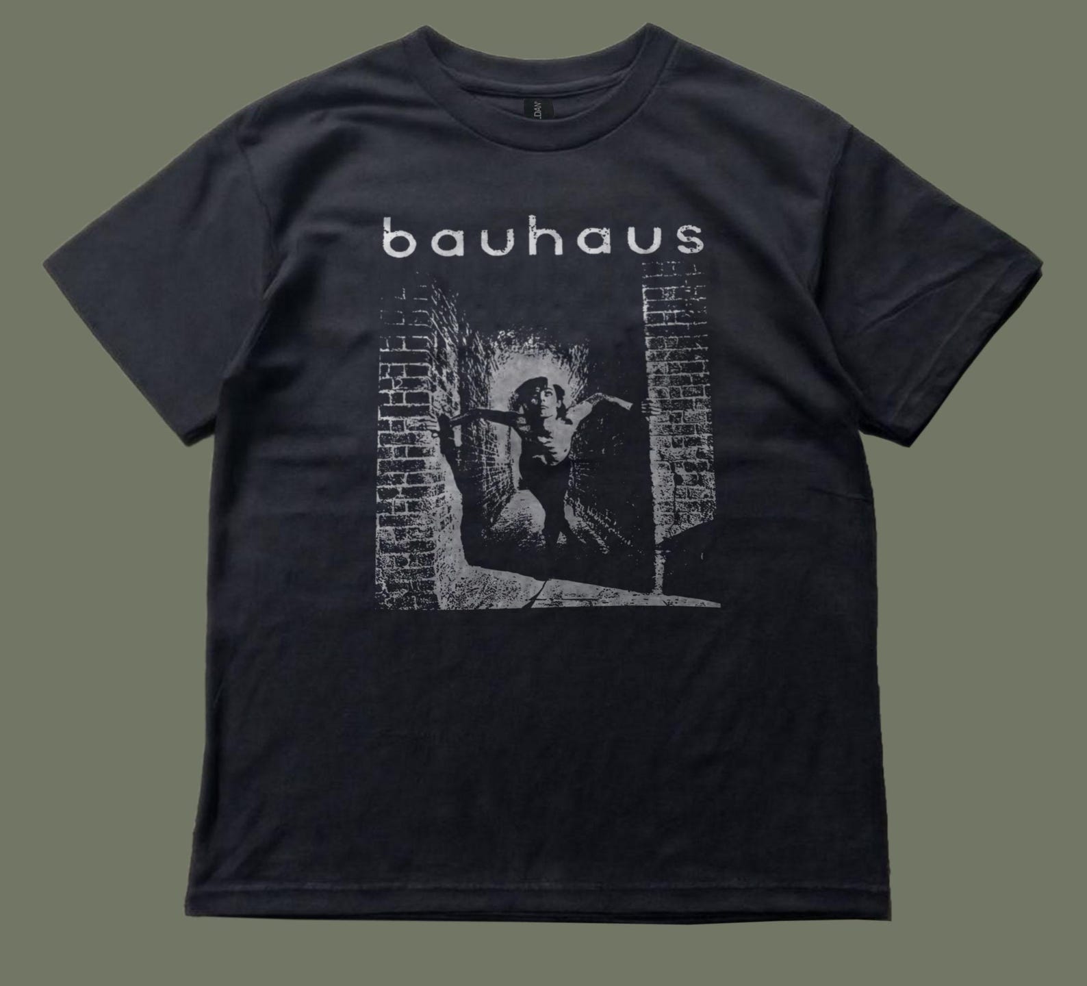 Bauhaus Black Tee,unisex,graphic tee S