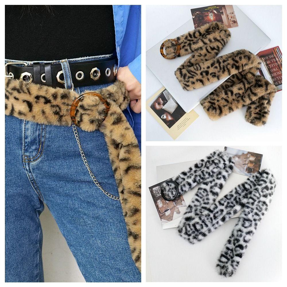 Jeans Decor Plush Tassels Waistband Resin Buckle Jazz Dance Costumes Accessory  Streetwear