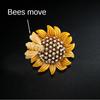Yeni Retro Broş, Üst Düzey ve Çevik Arı Papatya Broş, Kadın Broş, Ayçiçeği Broş, Mizaç Broş, Broş Pin