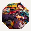 1pc Demon Slayer Pattern Automatic Umbrella is Fashionable and Good-Looking, Suitable for Travel and Daily Use.Y029