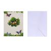 Foldable Flower and Butterfly Greeting Cards Paper Romantic Invitations Cards Creative Elegant 3D Greeting Card Girlfriend