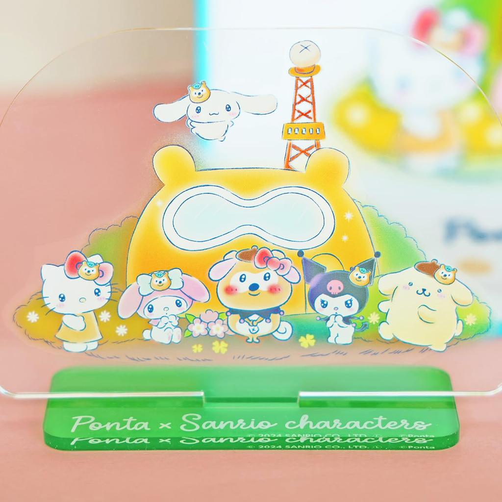 Ponta X Sanrio Characters Collaboration Acrylic Stand [Collaboration with Sanrio]