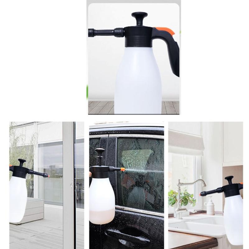 Premium Hand Pump Foam Sprayer Watering Can Snow Adjustable Window Cleaning Car Washing Pressure Nozzle Washer