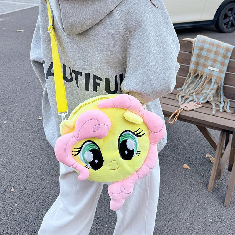 Little Pony My Cartoon Plush Crossbody Bag Anime Peripheral Child Shoulder Bag
