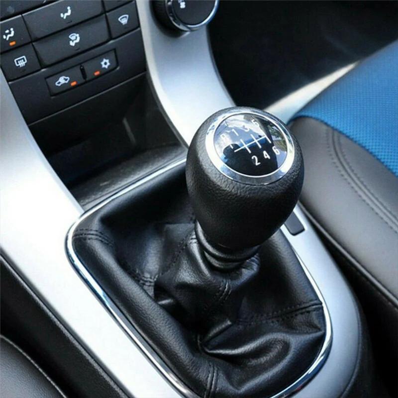 Car Accessories 6 Speed For Chevrolet Cruze 2008-2015 Manual Transmission Gear Shift Knob Head Ball Lever Shifter Gaiter Boot